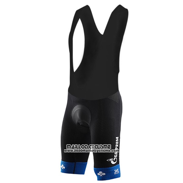 2017 Maillot Ciclismo Gazprom Rusvelo Colnago Bleu Manches Courtes et Cuissard